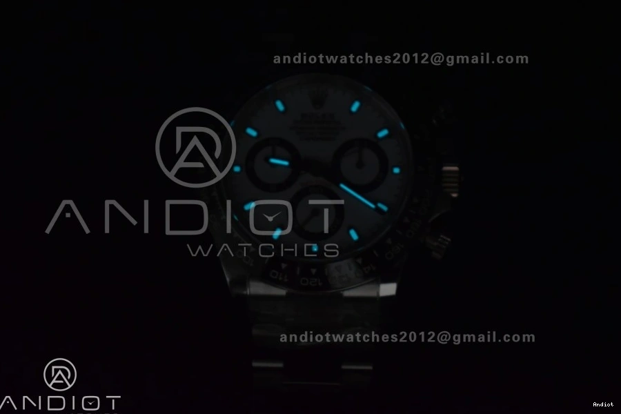 Steel Dial Daytona 1:1 Bracelet on SB VSF White DD4130 Edition Best 904L SS 116500 0323